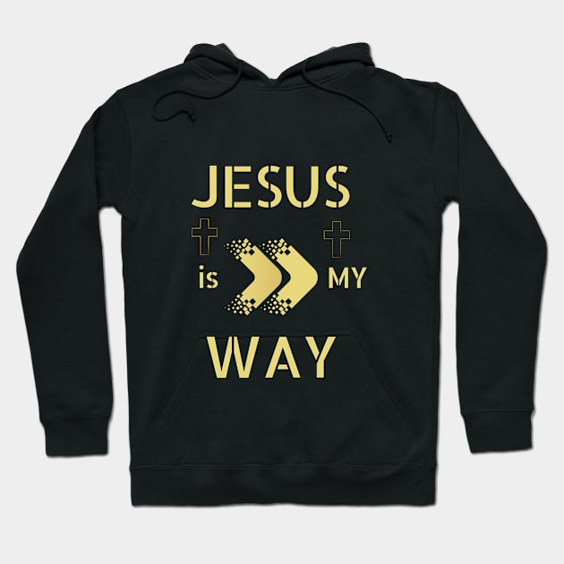 Jesus is my way Hoodie by Mr.Dom store